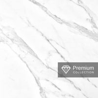 Premium Large Ultra Matt Carrara Marble 1.0m x 2.4m Shower Panel