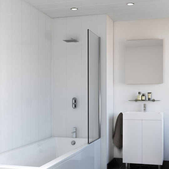 White Gloss PVC Ceiling Cladding | Waterproof | The Panel Company