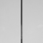 Gloss White Silver V Groove 200mm x 6mm