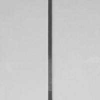 Gloss White Silver V Groove 200mm x 6mm