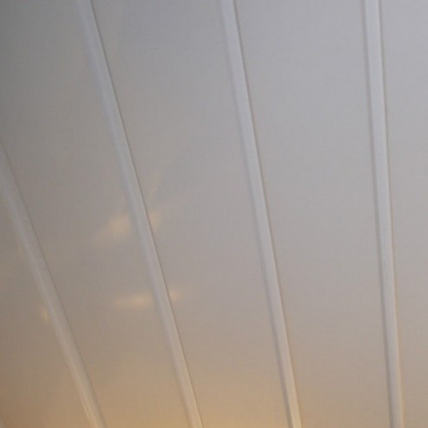 Gloss White V Groove 250mm x 8mm